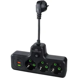 Мережевий фільтр живлення XoKo XK-SPW-3-2-1-BK