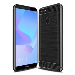 Чохол до мобільного телефона Laudtec для Huawei Y6 Prime 2018 Carbon Fiber (Black) (LT-HY6PM18)