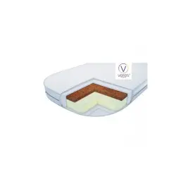 Матрац для дитячого ліжечка Верес для люльки Coconut + Elastic foam 80 * 60 * 7 см (50.2.07)