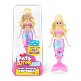 Інтерактивна іграшка Pets & Robo Alive Pets Alive S1 – Чарівна русалонька Перлинна мушля (9567D)