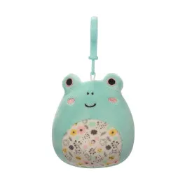 М'яка іграшка Squishmallows на кліпсі - Жабка Фрід 9 см (SQCP00179)