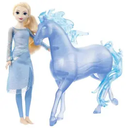 Лялька Disney Frozen Ельза та її крижаний кінь Нокк (HLW58)