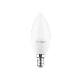 Лампочка Vestum LED C37 6W 3000K 220V E14 (1-VS-1304)