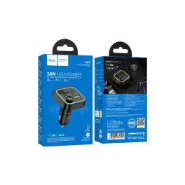 FM модулятор HOCO E85, Black, Box
