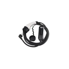 Зарядний пристрій для електромобіля HiSmart Type 2-Schuko (220V), 16A, 3.5кВт, 1-фазный, 5м (EV200764)