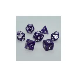 Набір кубиків для настільних ігор Games 7 Days Pearl 7 Dice Set - Dark Purple (g7dpearl04)