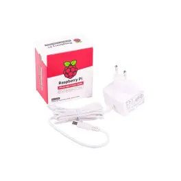 Блок живлення до промислового ПК Raspberry Pi for Raspberry Pi 4 5V/3A USB-C white (SC0753)