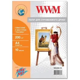 Фотопапір WWM A4 Fine Art (GC200.10)