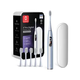 Електрична зубна щітка Oclean X Plus Pro Digital Silver (6970810556179)