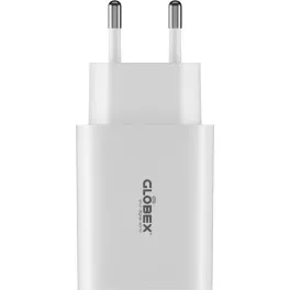 Зарядний пристрій Globex USB-C 20W FastPower white (20WC1A)