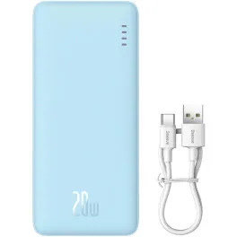 Батарея універсальна Baseus Airpow 20000mAh 20W PD/3.0, QC/3.0, blue (P10022804313-00)