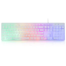 Клавіатура Vinga KB410 White