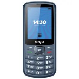 Мобільний телефон Ergo E285 Blue
