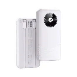 Батарея універсальна Remax 20000mAh, 22.5W, Black (RPP-38 / 45364 / White)