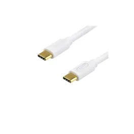 Дата кабель USB-C to USB-C 1.8m 60W 3A QC 3.0 white Atcom (AT-C18)