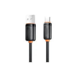 Дата кабель USB 2.0 AM to USB-C 1.0m 3A black XO (NB302-AC.black)