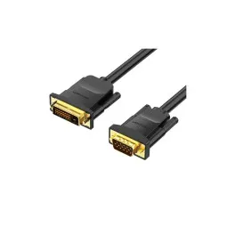 Кабель мультимедійний DVI M to VGA M 1.5m 24+1pin black Vention (EABBG)